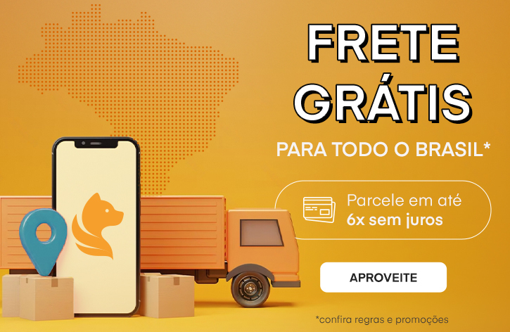 Frete Grátis para todo o Brasil